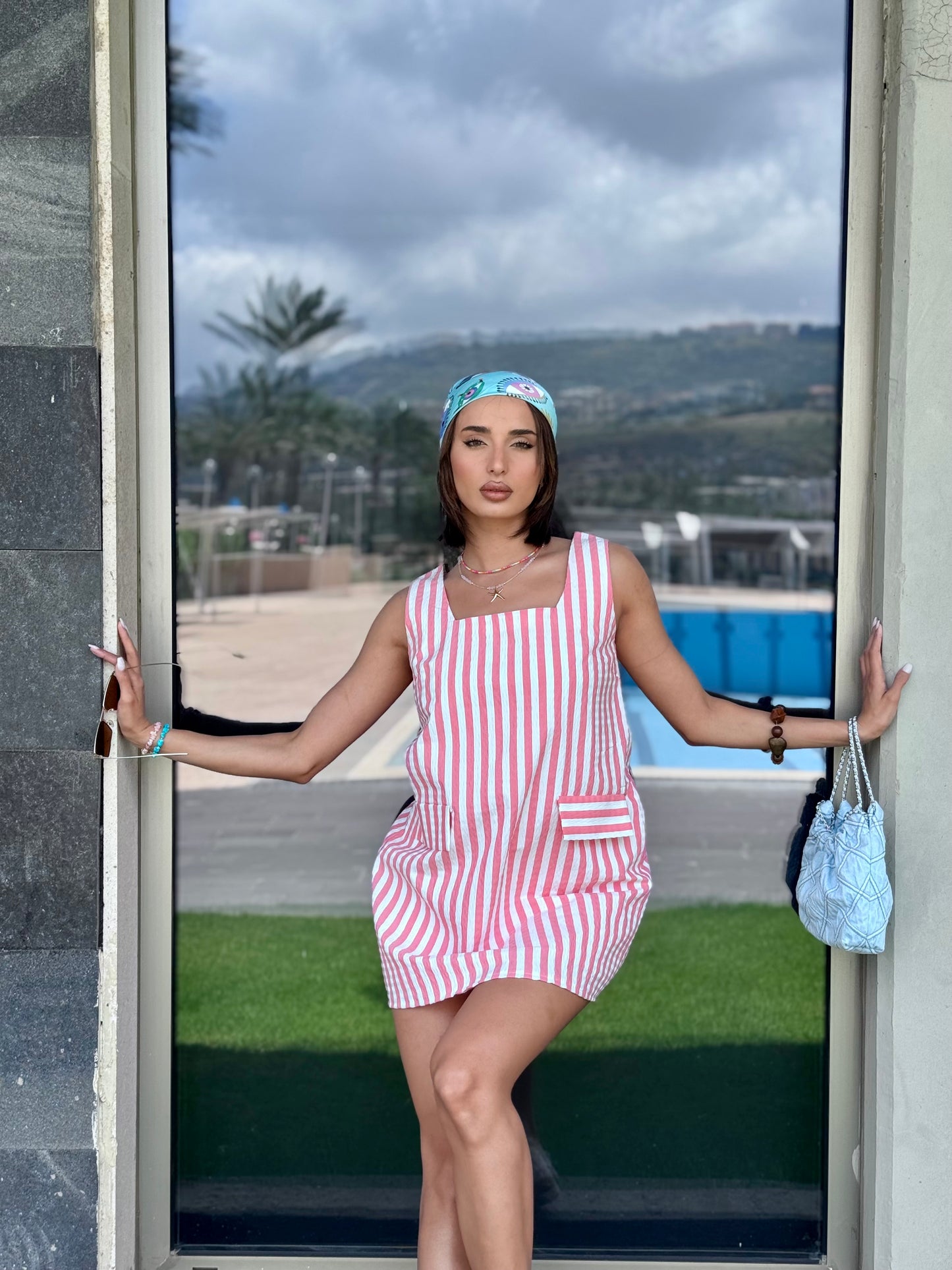 Striped Shift Dress